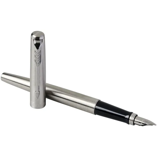 Jotter stainless steel fountain pen - Parker Steel Chrome