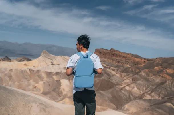  Impact AWARE™ 285 gsm rcanvas backpack - XD Collection tranquil blue