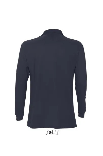  Muška polo majica dugih rukava, 170 g/m2 - SOL'S Mornarsko plava