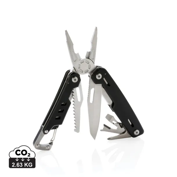  Solid multitool with carabiner - XD Collection Black 