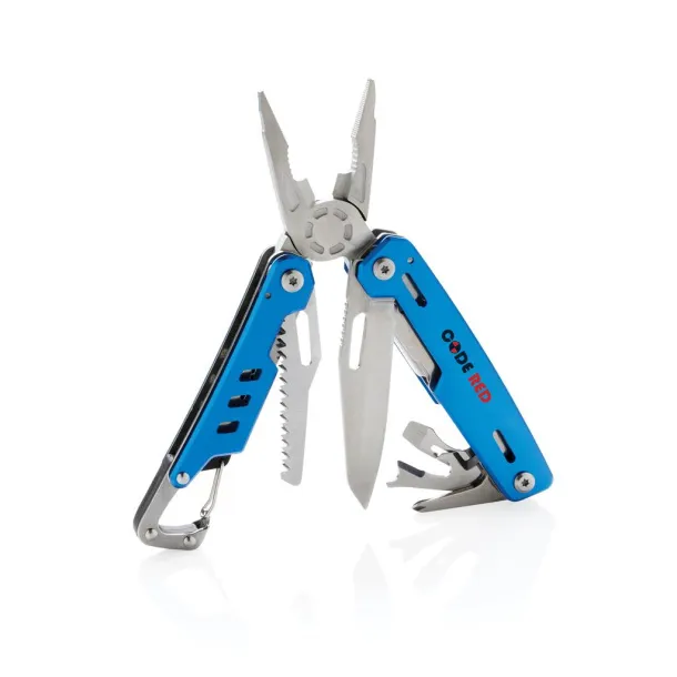  Solid multitool with carabiner - XD Collection Blue 