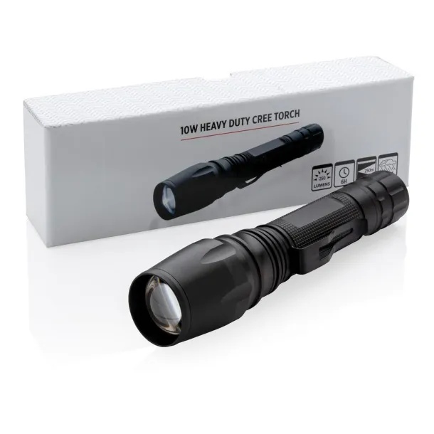  10W Heavy duty CREE torch - XD Collection Black 