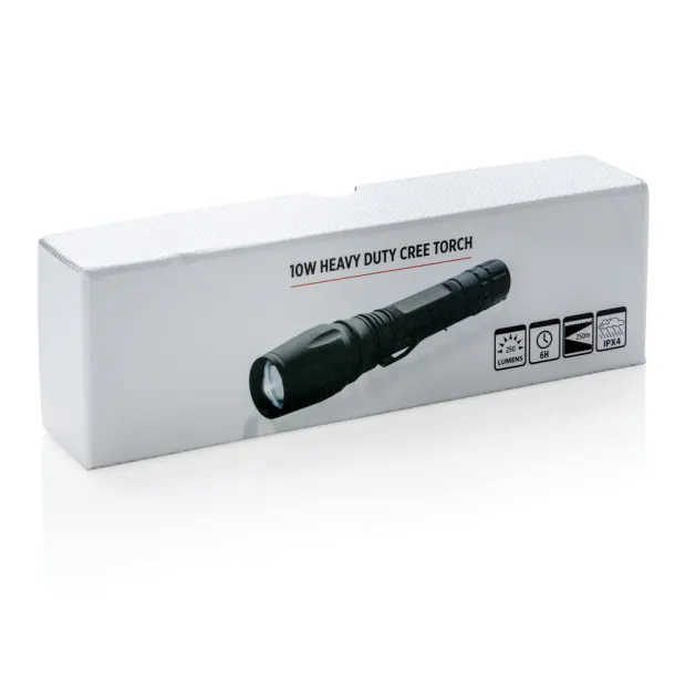  10W Heavy duty CREE torch - XD Collection Black 