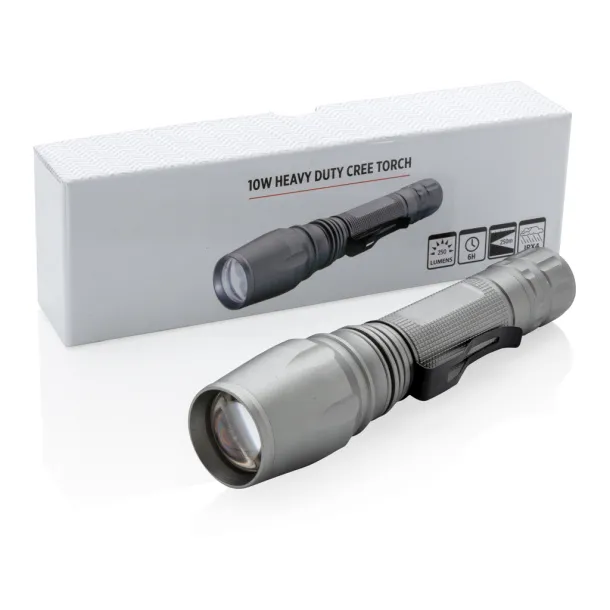  10W Heavy duty CREE torch - XD Collection Grey Black