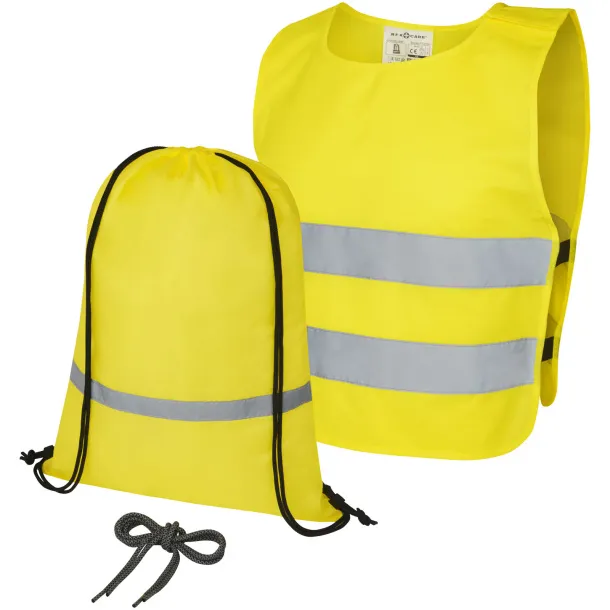 Ingeborg safety and visibility set for childeren 7-12 years - RFX™ Neon yellow