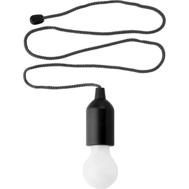  Pull light, 1W LED "light bulb" black