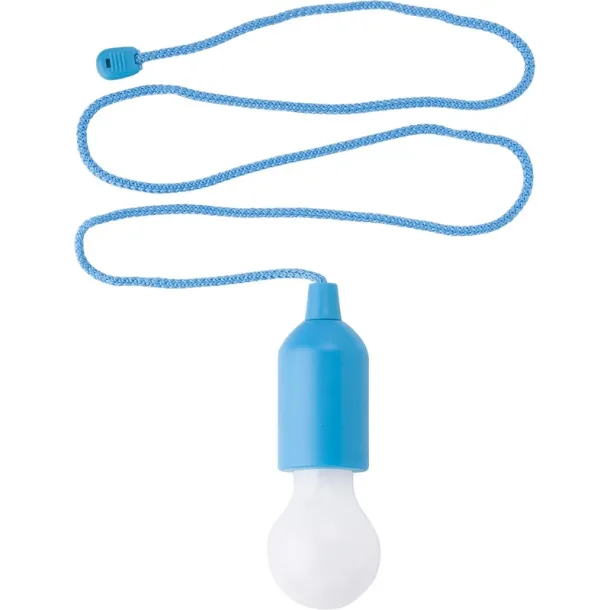  Pull light, 1W LED "light bulb" light blue