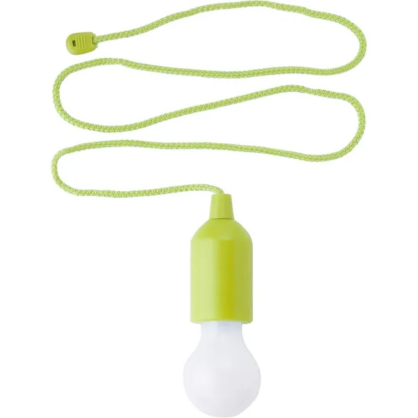  Pull light, 1W LED "light bulb" light green