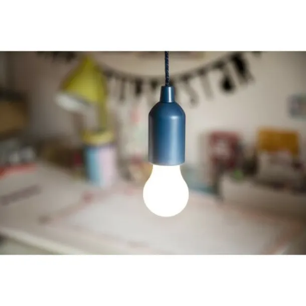  Pull light, 1W LED "light bulb" navy blue