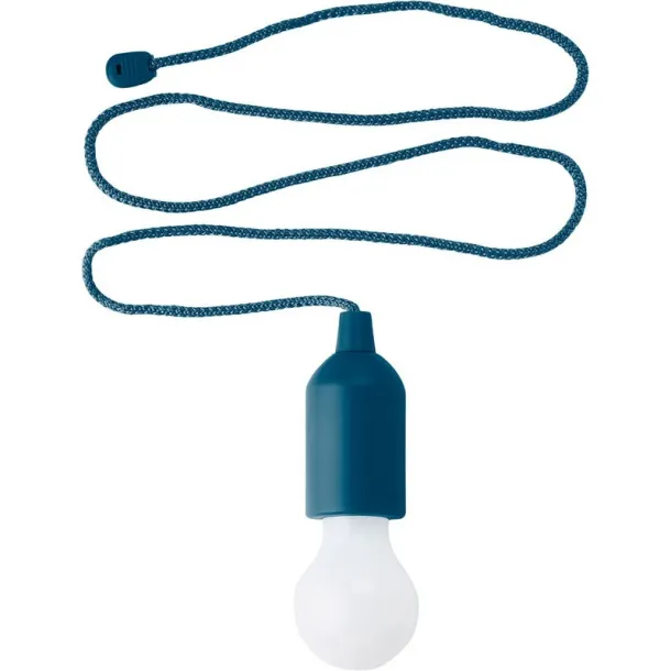  Pull light, 1W LED "light bulb" navy blue