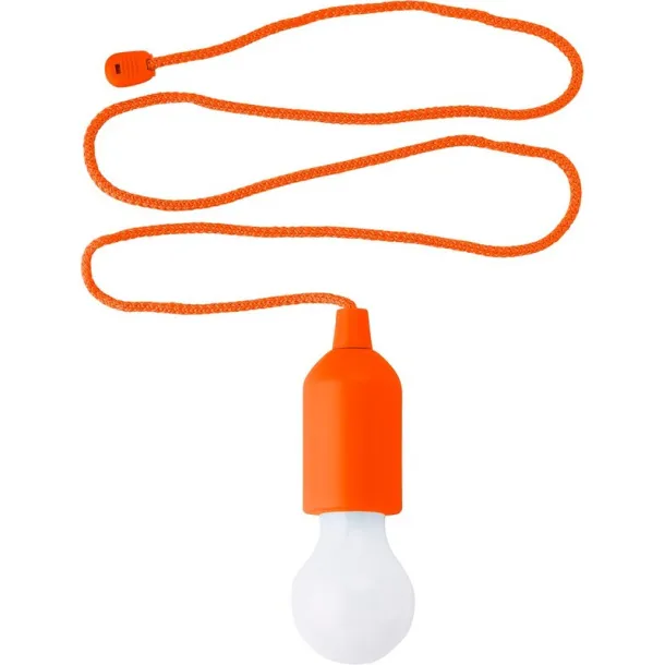  Pull light, 1W LED "light bulb" orange