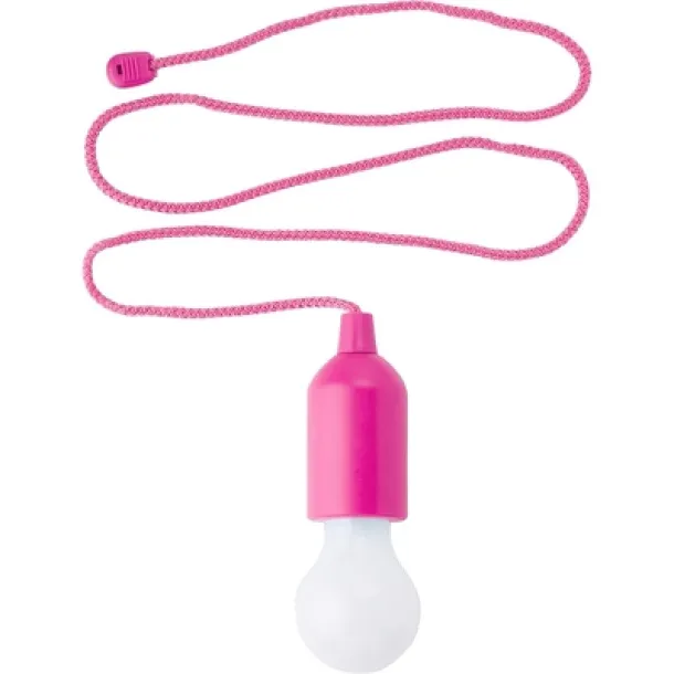  Pull light, 1W LED "light bulb" pink