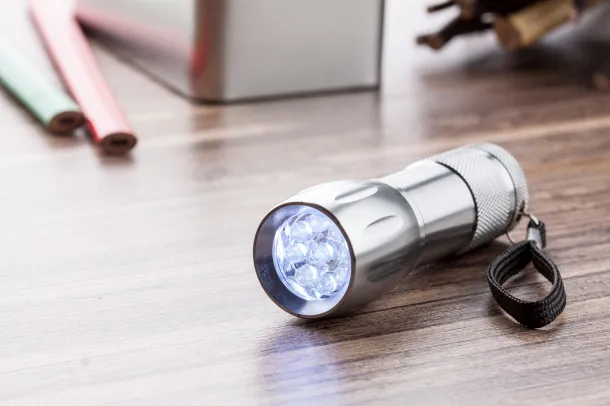 Reflector led flashlight Silver