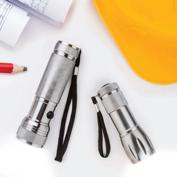 Reflector led flashlight Silver