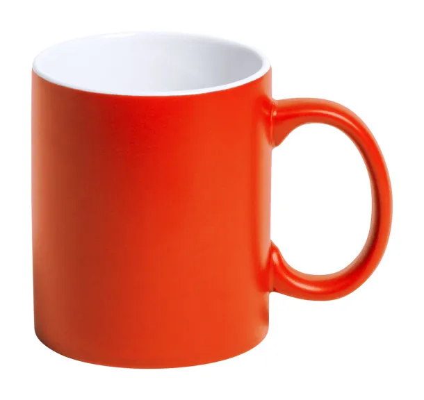 Covory šalica, 350 ml Narančasta Bijela