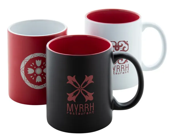 Covory mug Red White