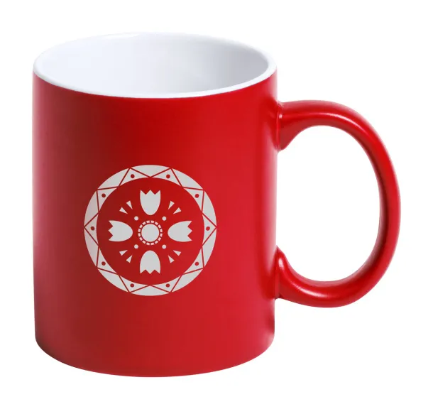 Lousa mug Red White