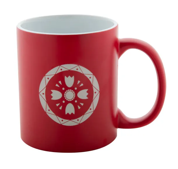 Lousa mug Red White