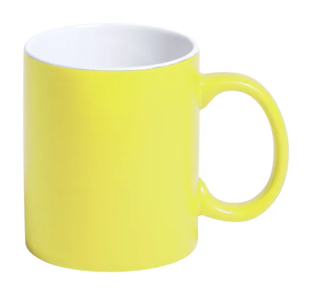 Covory šalica, 350 ml Žuta Bijela