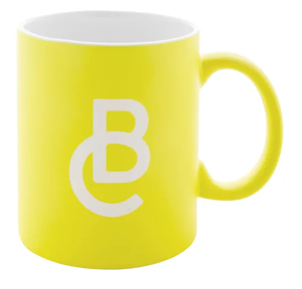 Lousa mug Yellow White