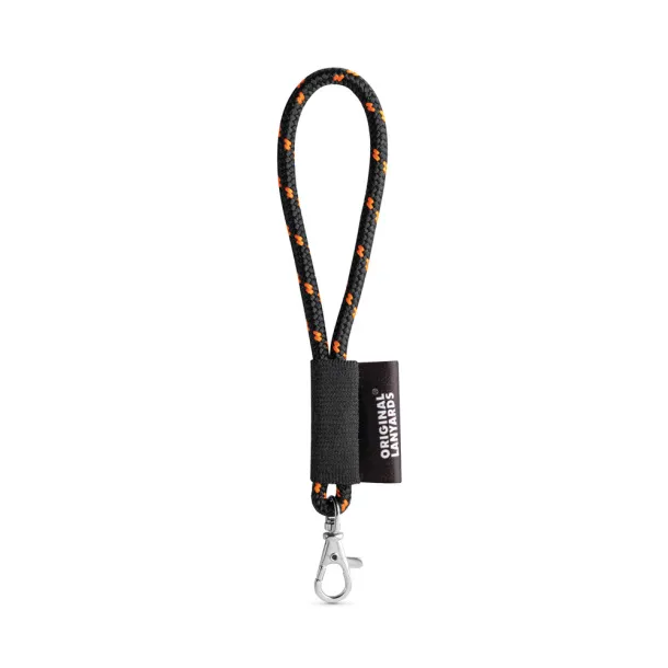  Lanyard Nautic Short Set Black Orange