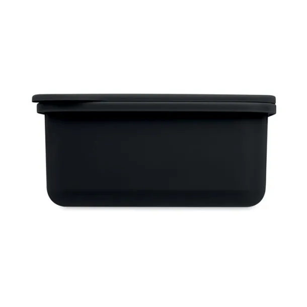 SUNDAY Lunch box with cutlery Black