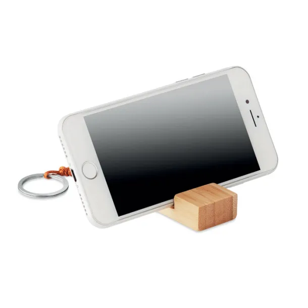 TRINEU Key ring and Smartphone Wood