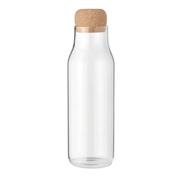 OSNA BIG Glass bottle cork lid 1L Transparent
