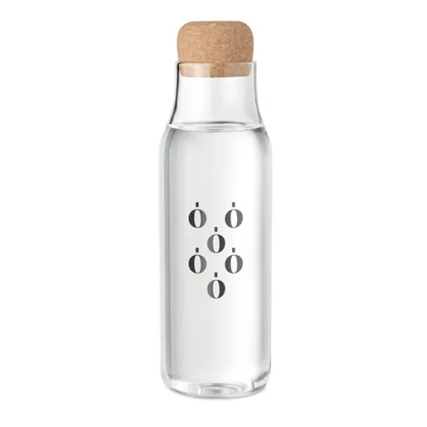 OSNA BIG Glass bottle cork lid 1L Transparent