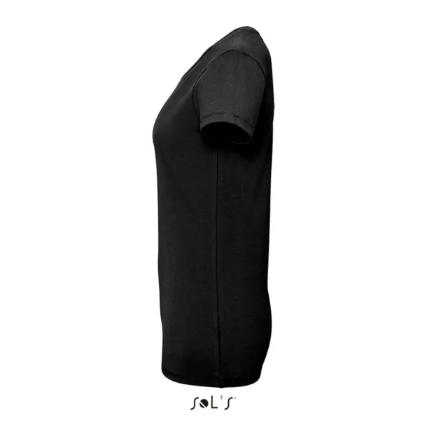  Ženska majica s okruglim ovratnikom, 190 g/m2 - SOL'S Crna