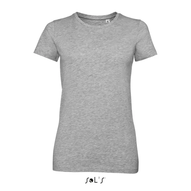  Ženska majica s okruglim ovratnikom, 190 g/m2 - SOL'S Grey Melange