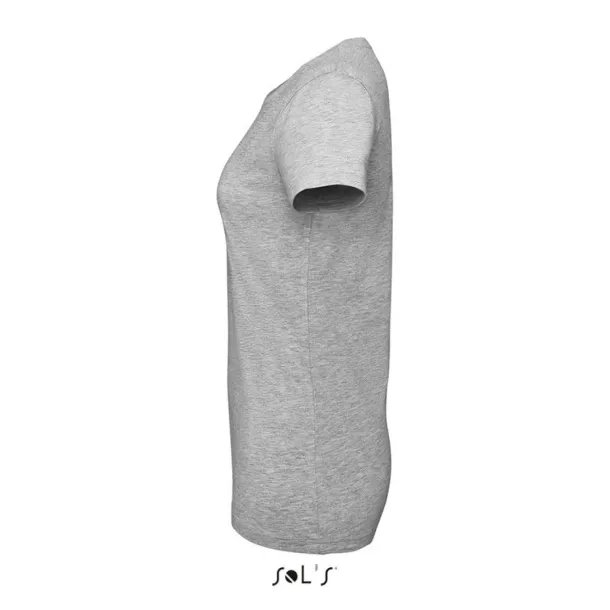  Ženska majica s okruglim ovratnikom, 190 g/m2 - SOL'S Grey Melange