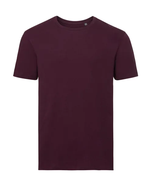  Men's Pure Organic Tee - Russell Pure Organic Burgundy