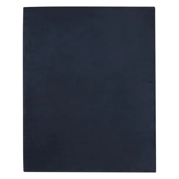 Lily RPET coral fleece blanket - Seasons Dark blue