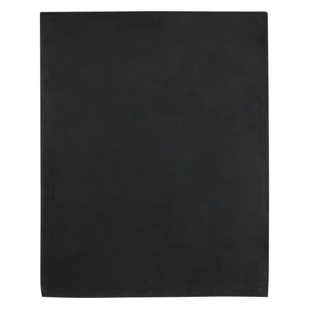 Lily RPET coral fleece blanket - Seasons Solid black