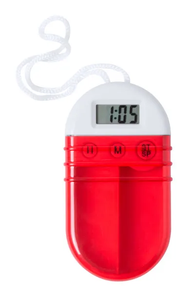 Ziprik pillbox Red