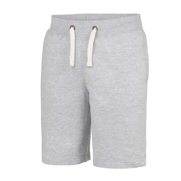  CAMPUS SHORTS - Just Hoods Heather Grey