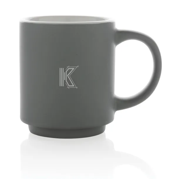  Keramička šalica, 180 ml - XD Collection Siva