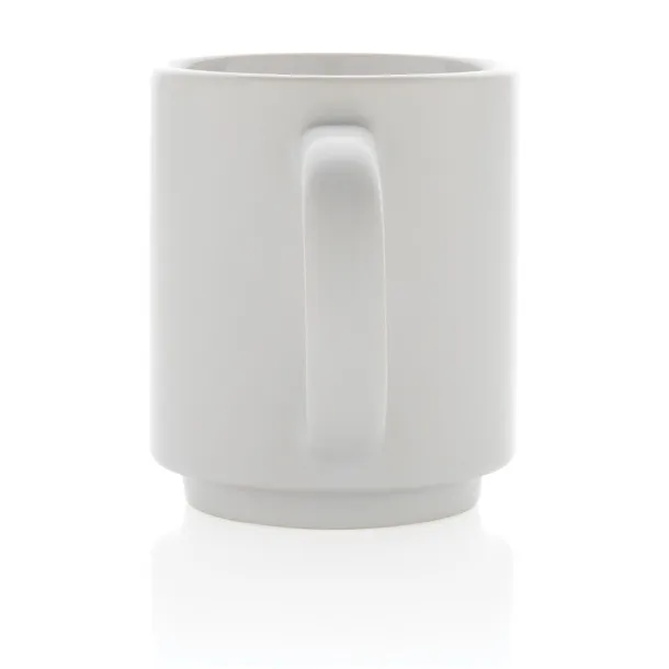  Ceramic stackable mug - XD Collection White 