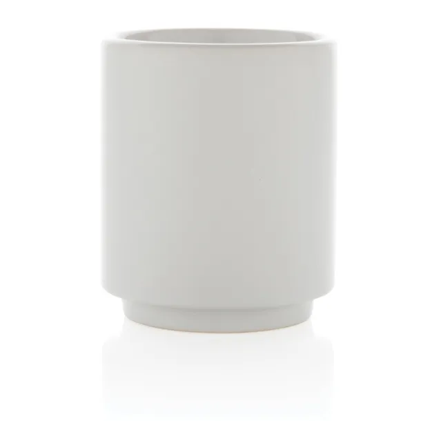  Ceramic stackable mug - XD Collection White 