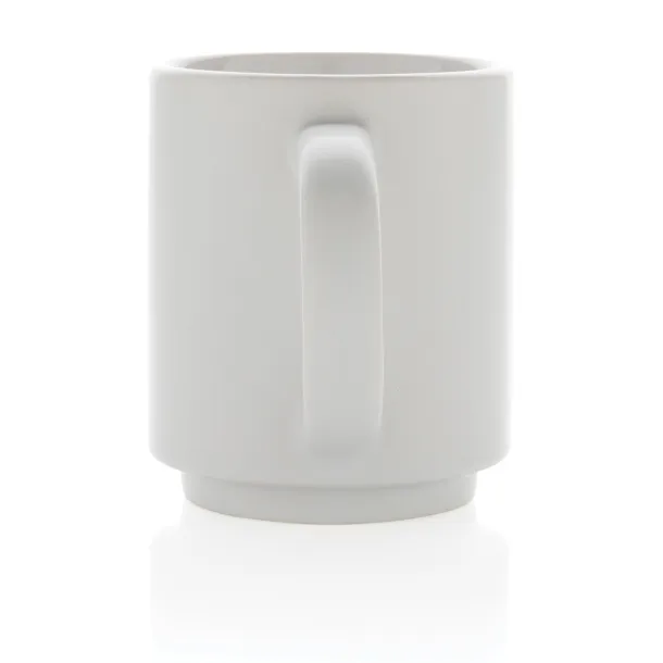  Ceramic stackable mug - XD Collection White 