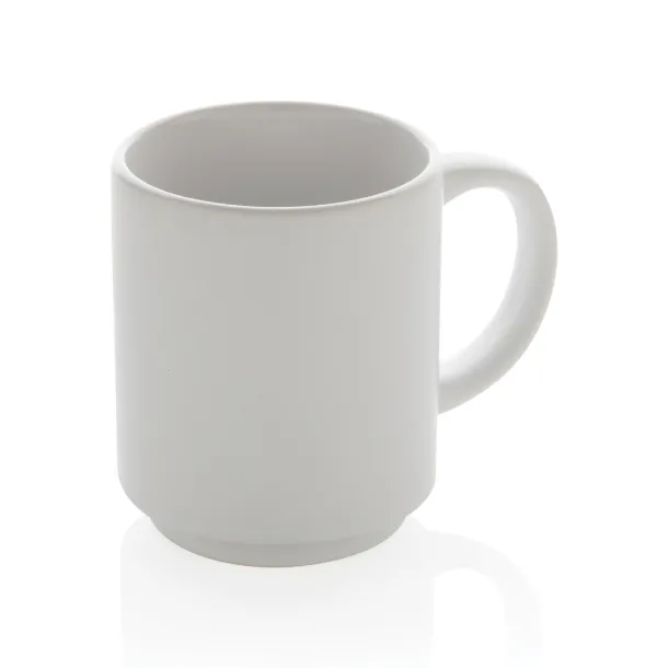  Ceramic stackable mug - XD Collection White 