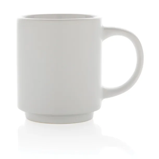  Ceramic stackable mug - XD Collection White 