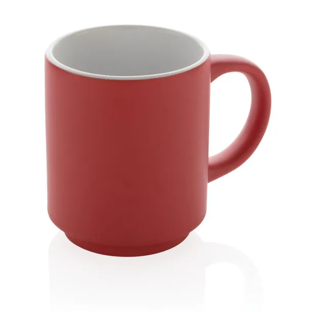  Ceramic stackable mug - XD Collection Red 