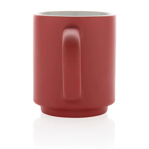  Ceramic stackable mug - XD Collection Crvena