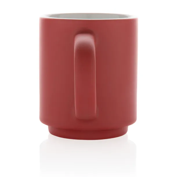  Ceramic stackable mug - XD Collection Crvena