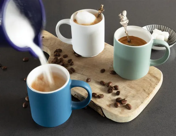  Ceramic stackable mug - XD Collection Plava