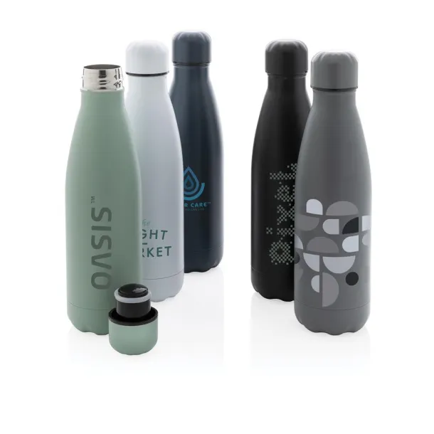  Solid color vacuum stainless steel bottle - XD Collection Black 