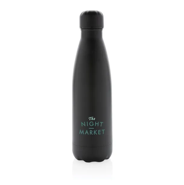  Vakumska boca od nehrđajućeg čelika, 500 ml - XD Collection Crna