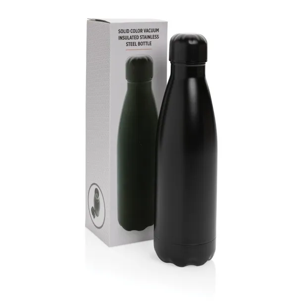  Vakumska boca od nehrđajućeg čelika, 500 ml - XD Collection Crna